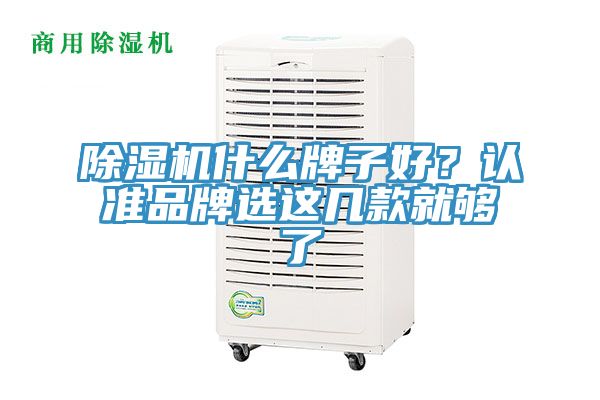 除濕機什么牌子好？認準品牌選這幾款就夠了