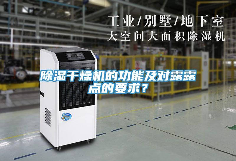 除濕干燥機的功能及對露露點的要求？