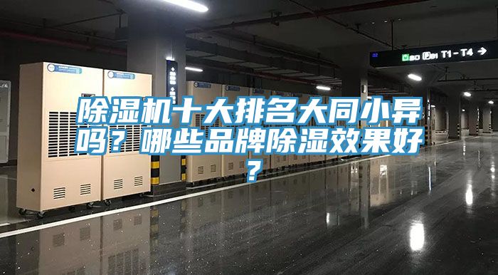 除濕機十大排名大同小異嗎？哪些品牌除濕效果好？