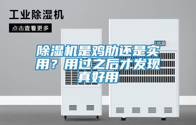 除濕機(jī)是雞肋還是實(shí)用？用過之后才發(fā)現(xiàn)真好用