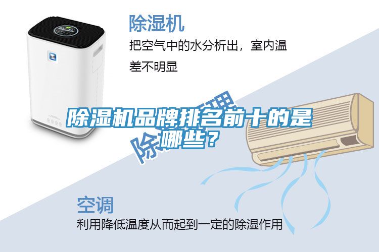 除濕機品牌排名前十的是哪些？