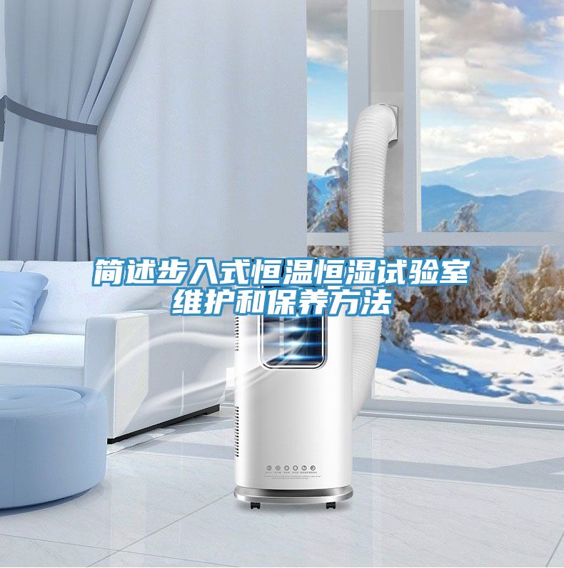 簡述步入式恒溫恒濕試驗室維護和保養(yǎng)方法