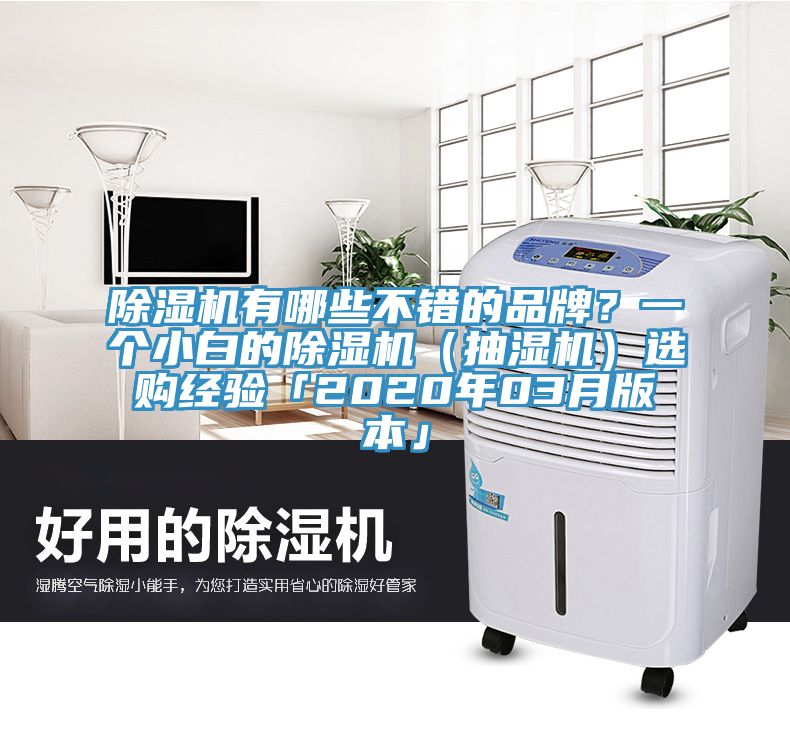 除濕機有哪些不錯的品牌？一個小白的除濕機（抽濕機）選購經(jīng)驗「2020年03月版本」