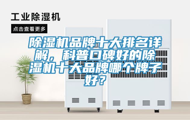 除濕機(jī)品牌十大排名詳解，科普口碑好的除濕機(jī)十大品牌哪個牌子好？