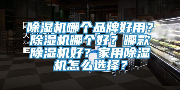 除濕機哪個品牌好用？除濕機哪個好？哪款除濕機好？家用除濕機怎么選擇？