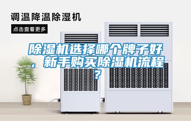 除濕機選擇哪個牌子好，新手購買除濕機流程？