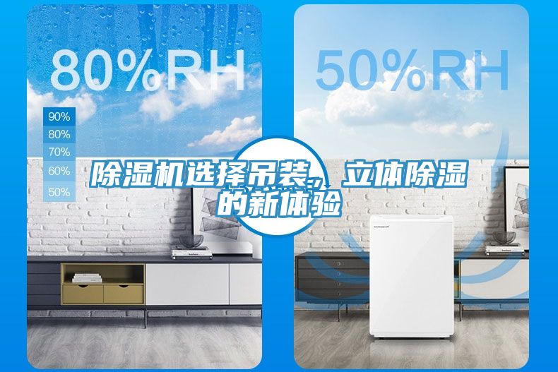 除濕機選擇吊裝，立體除濕的新體驗
