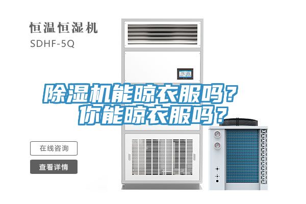 除濕機(jī)能晾衣服嗎？ 你能晾衣服嗎？