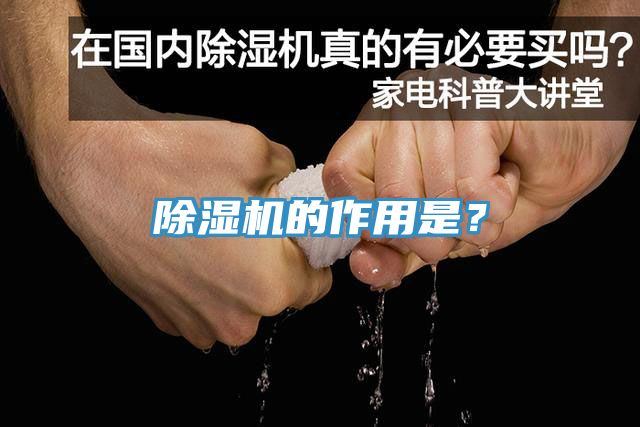 除濕機(jī)的作用是？