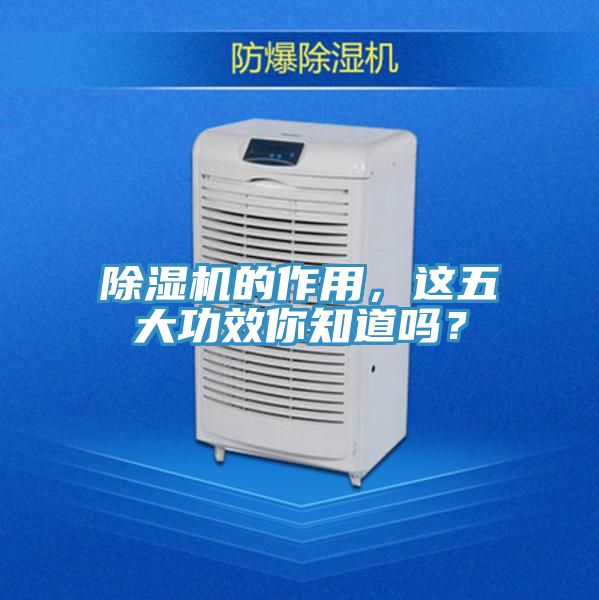 除濕機(jī)的作用，這五大功效你知道嗎？